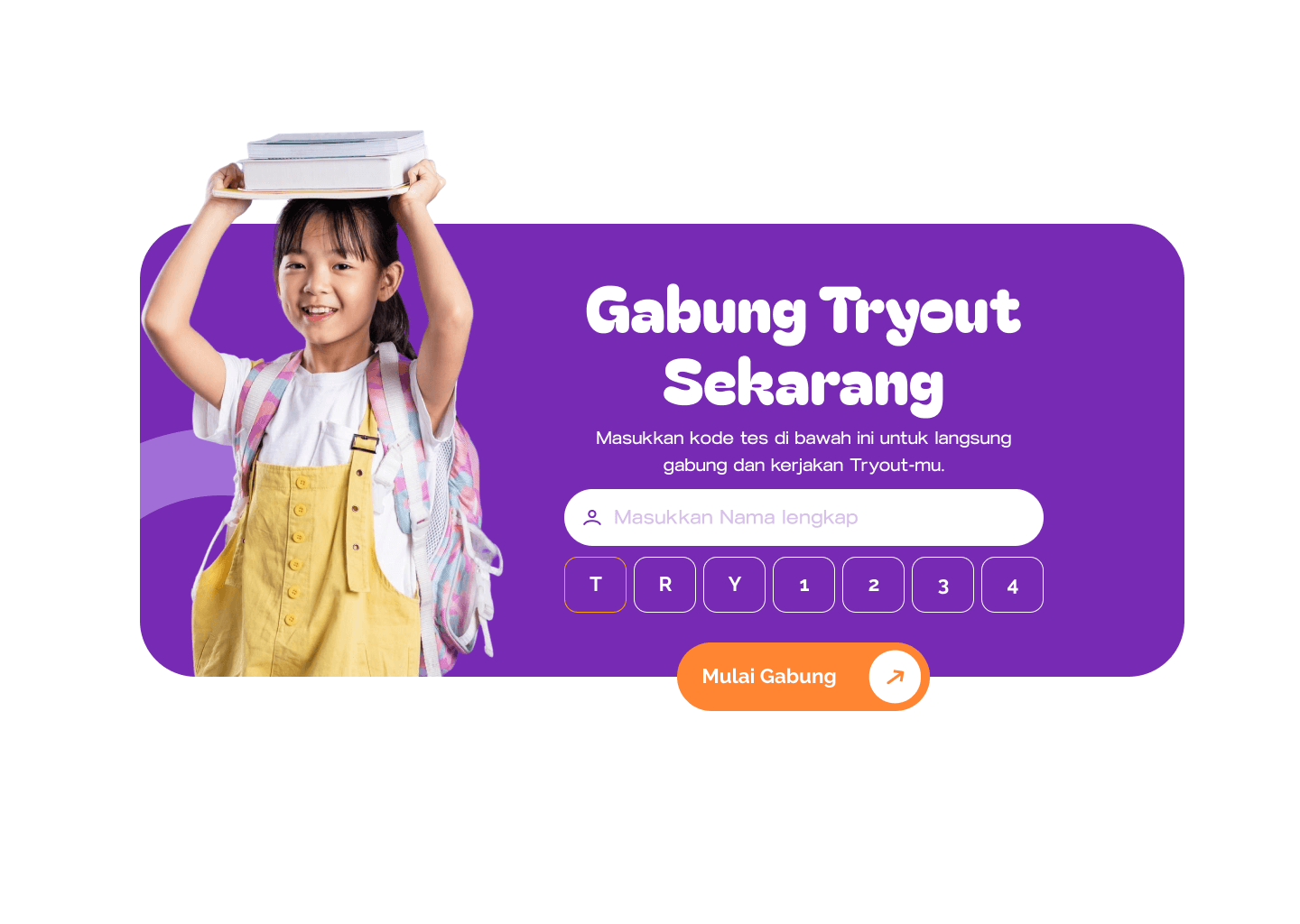 Masuk ke ruang peserta