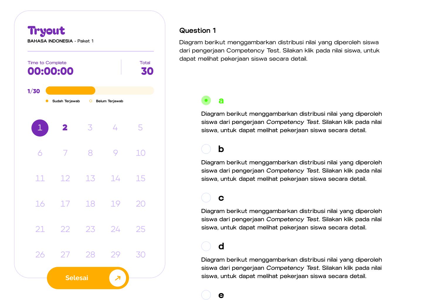 Pengerjaan Soal